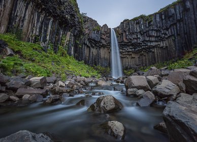 Svartifoss Waterfall