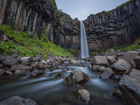 Svartifoss Waterfall