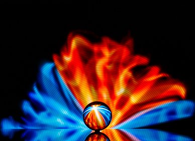 Fire & Ice Lensball